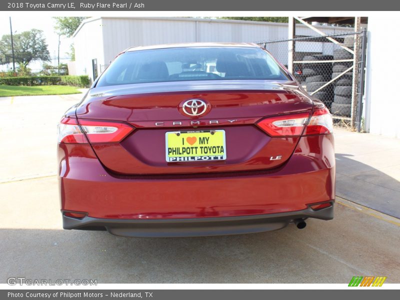 Ruby Flare Pearl / Ash 2018 Toyota Camry LE