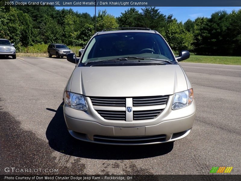 Linen Gold Metallic / Dark Khaki/Light Graystone 2005 Dodge Grand Caravan SE