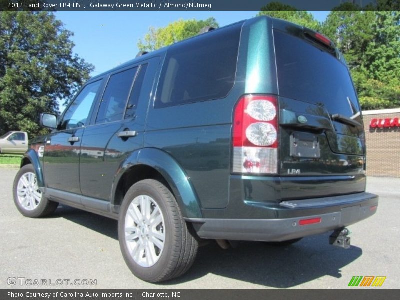 Galaway Green Metallic / Almond/Nutmeg 2012 Land Rover LR4 HSE