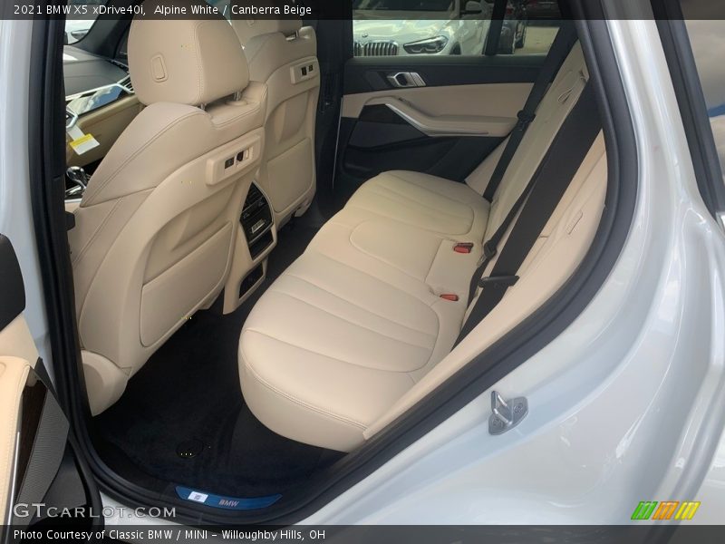 Alpine White / Canberra Beige 2021 BMW X5 xDrive40i