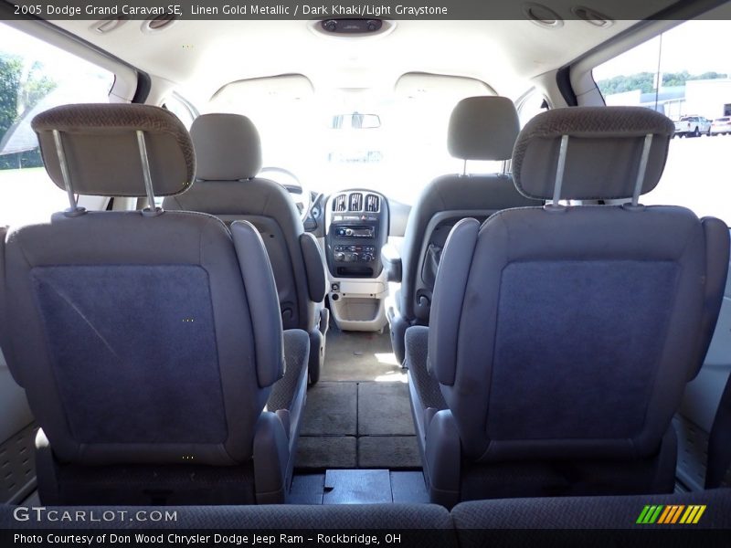 Linen Gold Metallic / Dark Khaki/Light Graystone 2005 Dodge Grand Caravan SE