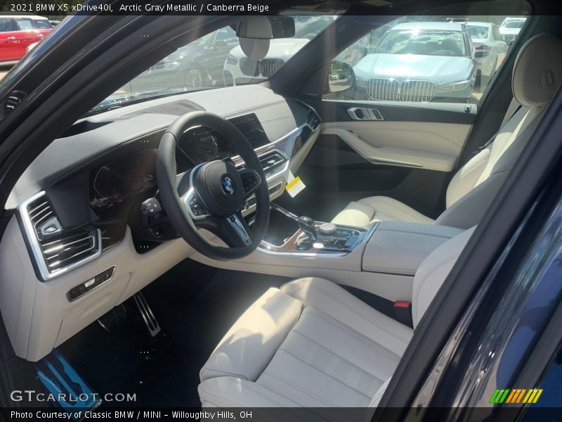 Arctic Gray Metallic / Canberra Beige 2021 BMW X5 xDrive40i