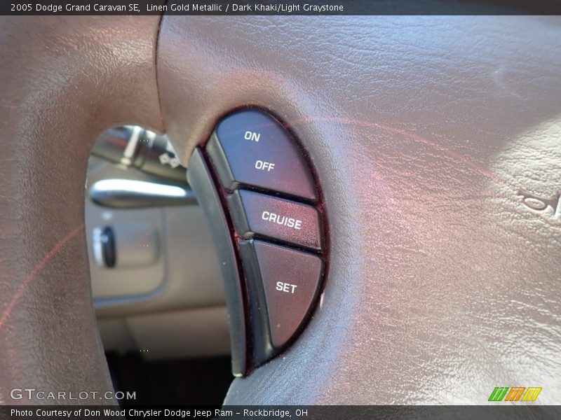Linen Gold Metallic / Dark Khaki/Light Graystone 2005 Dodge Grand Caravan SE