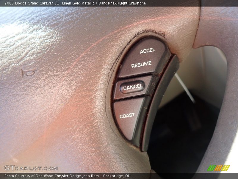Linen Gold Metallic / Dark Khaki/Light Graystone 2005 Dodge Grand Caravan SE