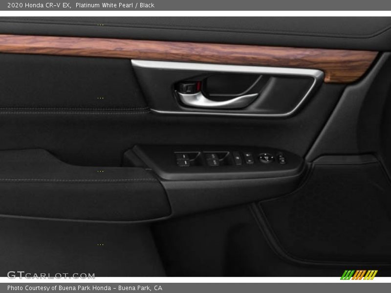 Platinum White Pearl / Black 2020 Honda CR-V EX