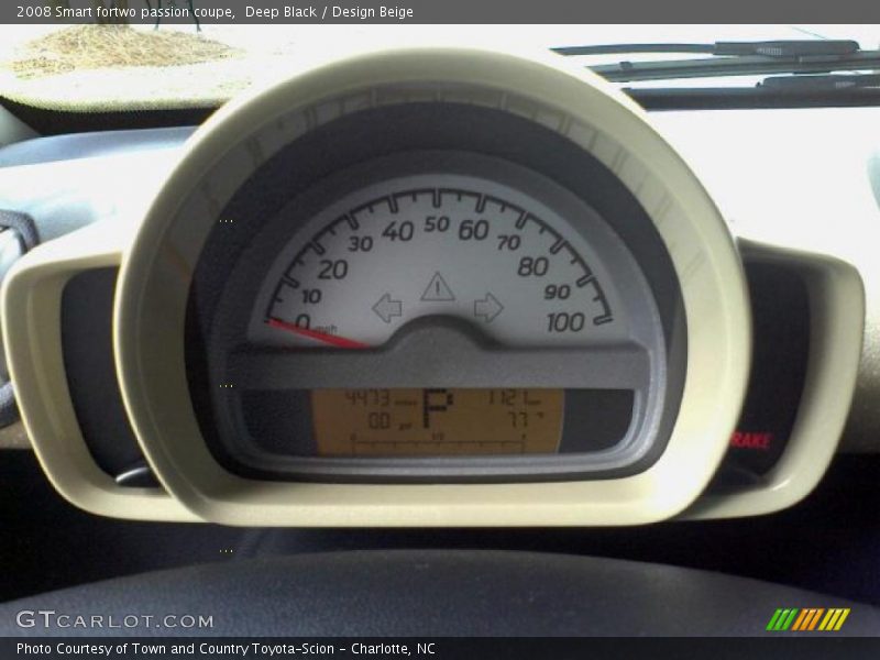 Deep Black / Design Beige 2008 Smart fortwo passion coupe