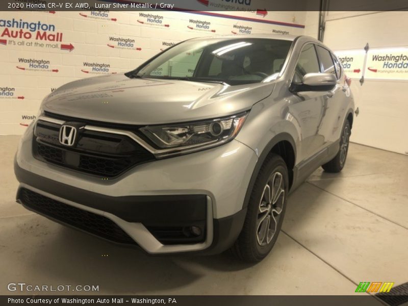 Lunar Silver Metallic / Gray 2020 Honda CR-V EX AWD