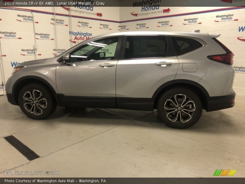 Lunar Silver Metallic / Gray 2020 Honda CR-V EX AWD