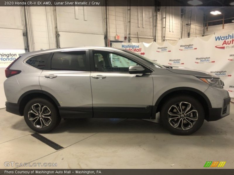 Lunar Silver Metallic / Gray 2020 Honda CR-V EX AWD