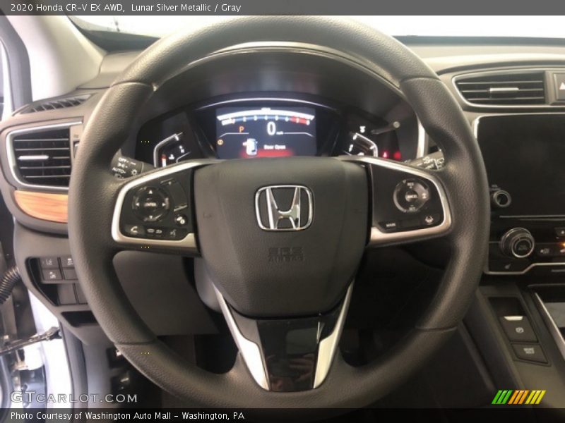 Lunar Silver Metallic / Gray 2020 Honda CR-V EX AWD