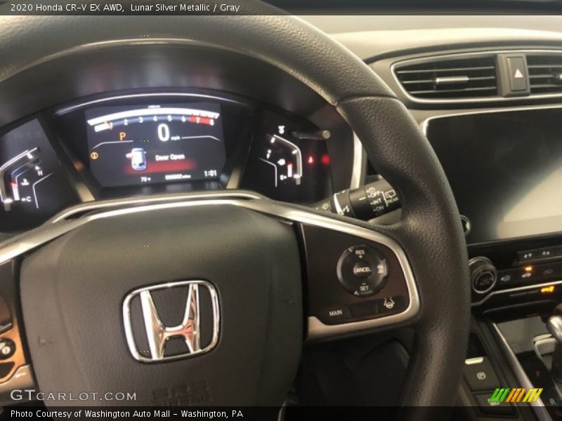 Lunar Silver Metallic / Gray 2020 Honda CR-V EX AWD