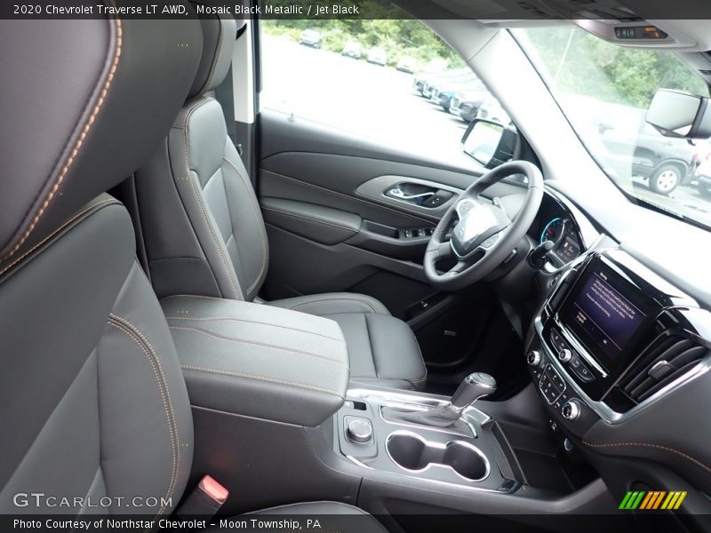 Mosaic Black Metallic / Jet Black 2020 Chevrolet Traverse LT AWD