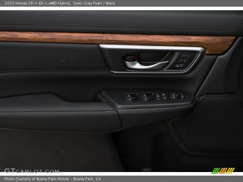 Sonic Gray Pearl / Black 2020 Honda CR-V EX-L AWD Hybrid