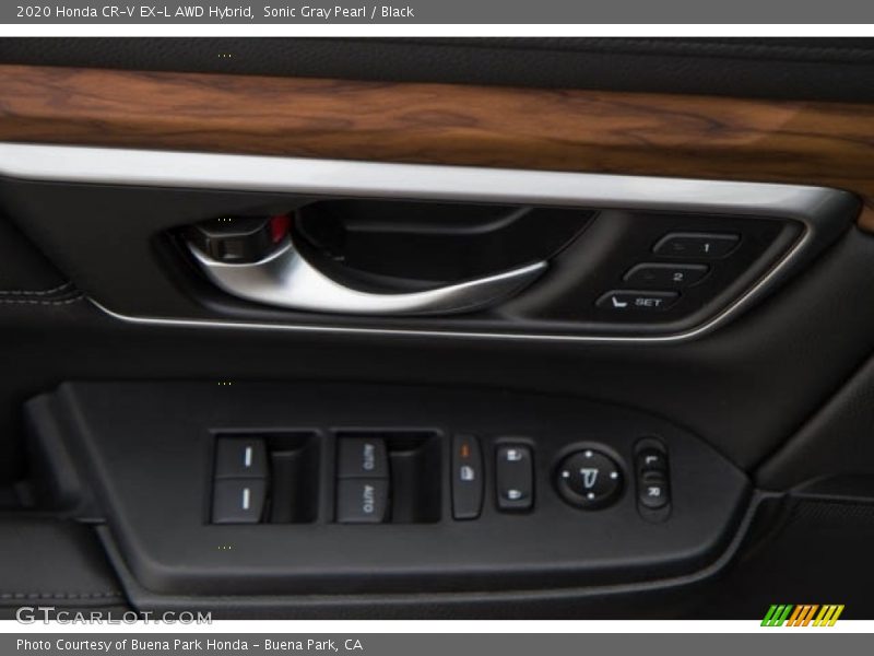 Sonic Gray Pearl / Black 2020 Honda CR-V EX-L AWD Hybrid