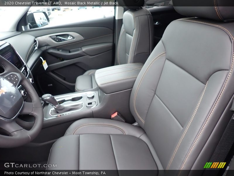 Mosaic Black Metallic / Jet Black 2020 Chevrolet Traverse LT AWD