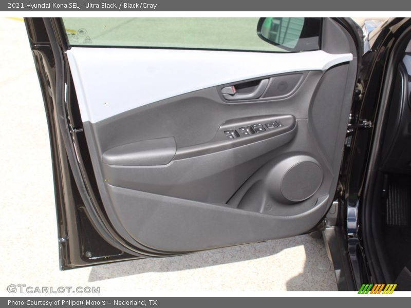 Ultra Black / Black/Gray 2021 Hyundai Kona SEL