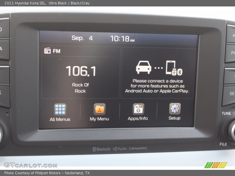 Ultra Black / Black/Gray 2021 Hyundai Kona SEL