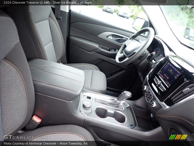 Silver Ice Metallic / Jet Black 2020 Chevrolet Traverse LS AWD