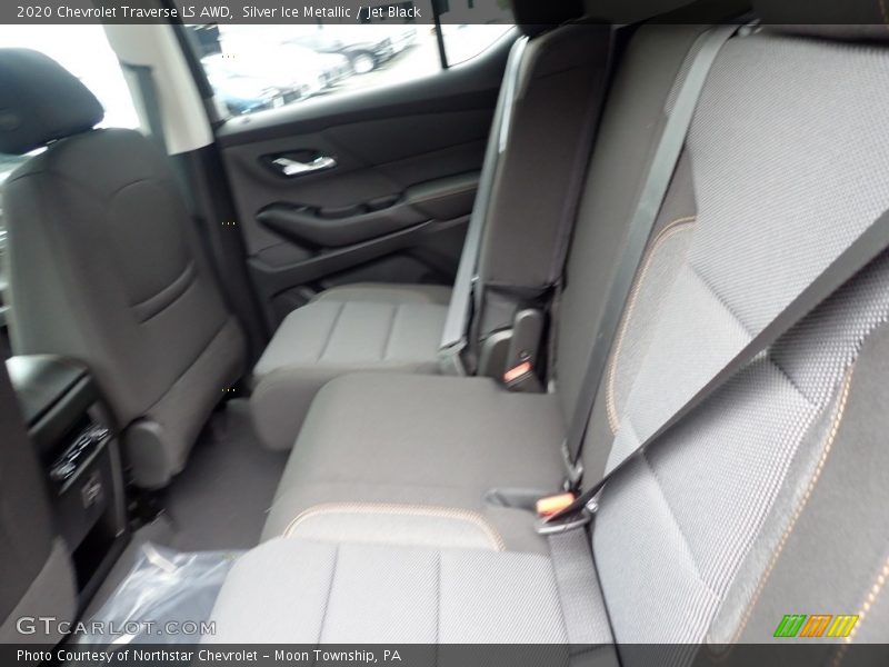 Silver Ice Metallic / Jet Black 2020 Chevrolet Traverse LS AWD