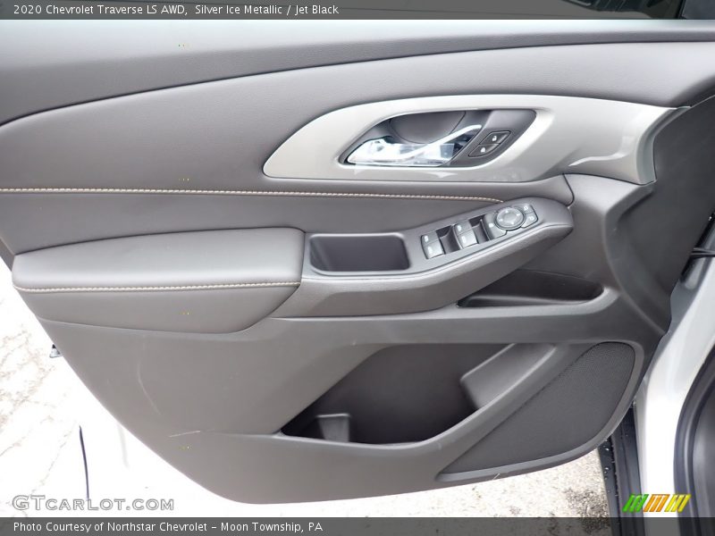 Silver Ice Metallic / Jet Black 2020 Chevrolet Traverse LS AWD