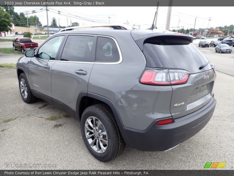 Sting-Gray / Black 2020 Jeep Cherokee Latitude Plus 4x4
