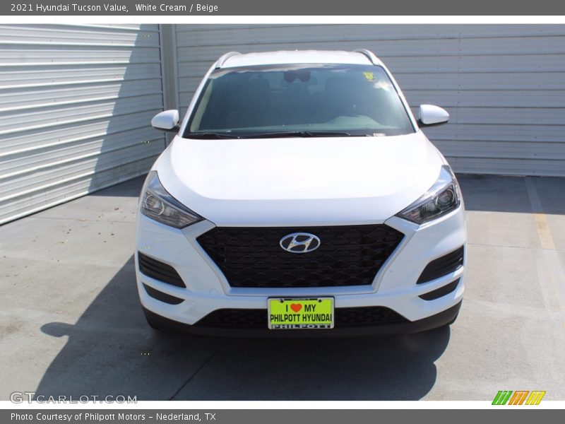 White Cream / Beige 2021 Hyundai Tucson Value
