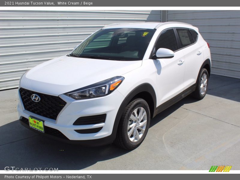 White Cream / Beige 2021 Hyundai Tucson Value