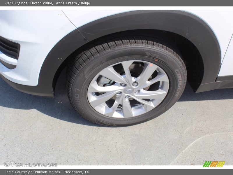 White Cream / Beige 2021 Hyundai Tucson Value