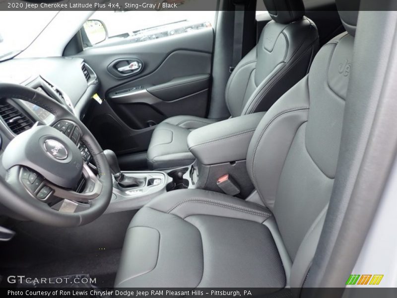 Sting-Gray / Black 2020 Jeep Cherokee Latitude Plus 4x4