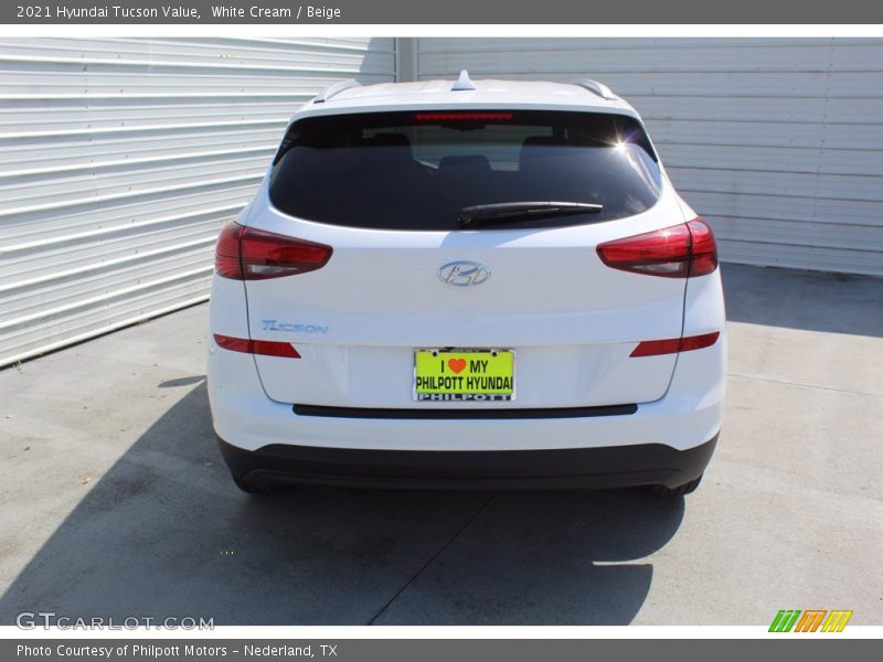 White Cream / Beige 2021 Hyundai Tucson Value