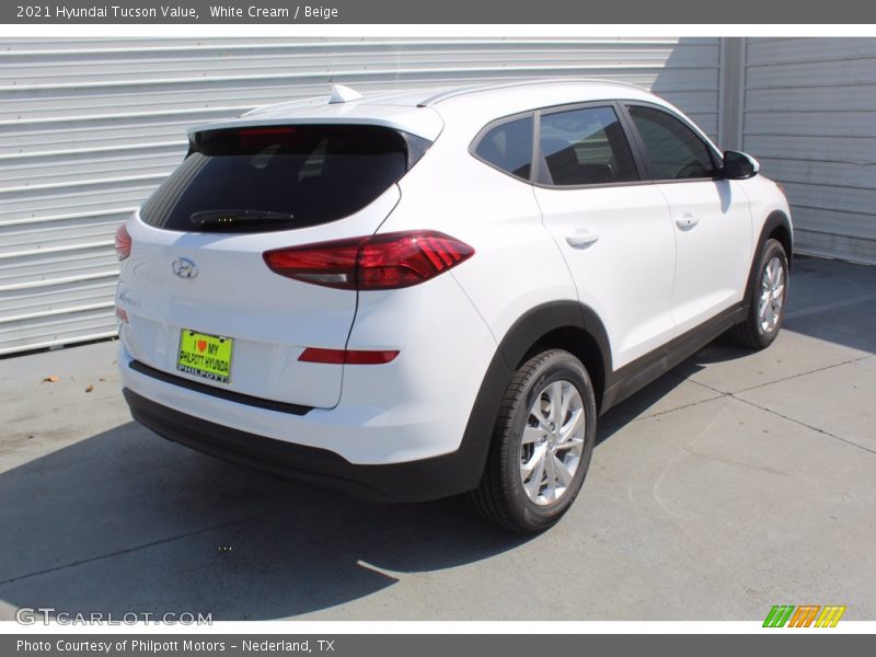 White Cream / Beige 2021 Hyundai Tucson Value