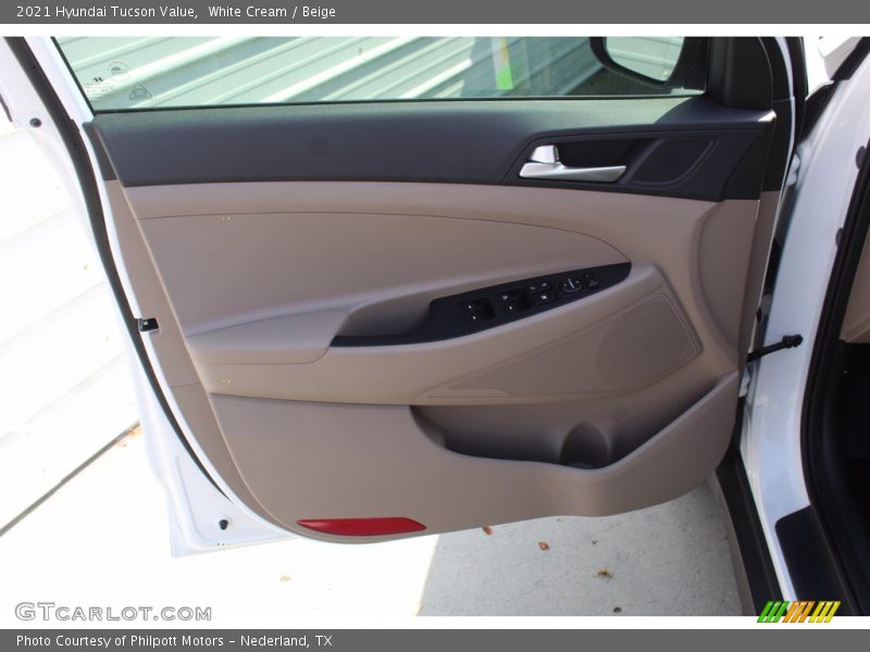 White Cream / Beige 2021 Hyundai Tucson Value