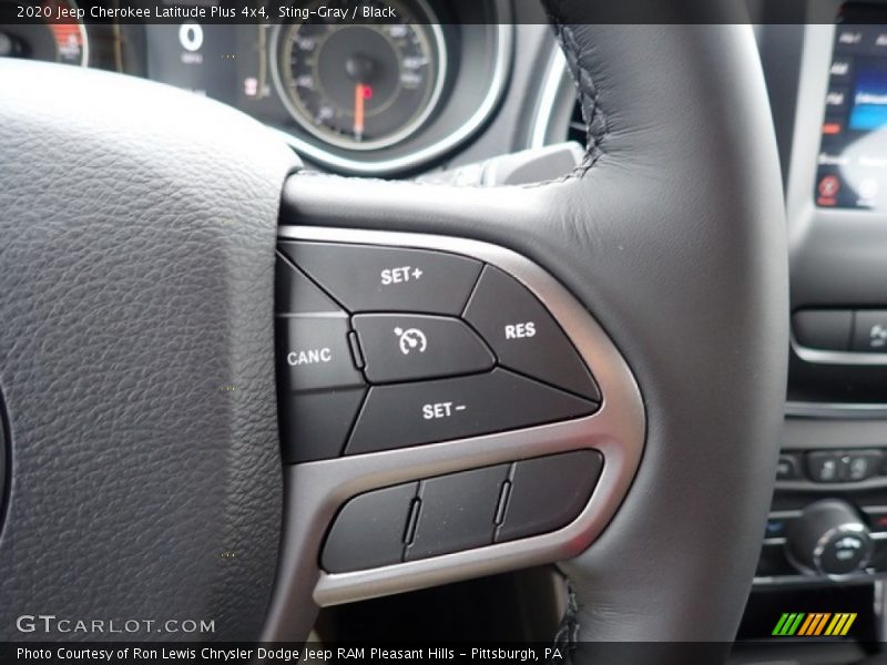 Sting-Gray / Black 2020 Jeep Cherokee Latitude Plus 4x4