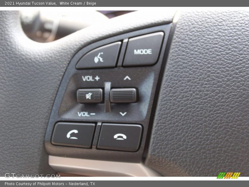 White Cream / Beige 2021 Hyundai Tucson Value