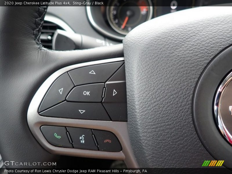 Sting-Gray / Black 2020 Jeep Cherokee Latitude Plus 4x4