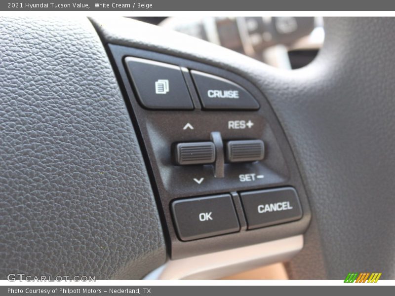 White Cream / Beige 2021 Hyundai Tucson Value