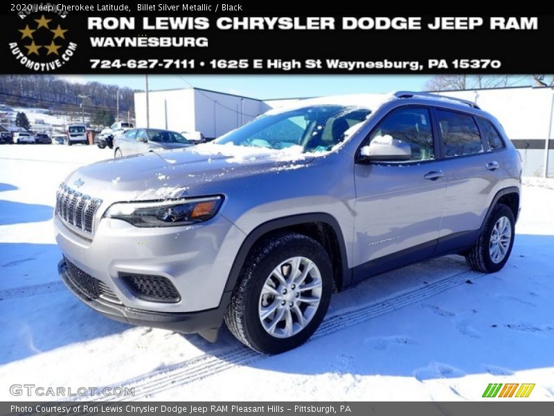 Billet Silver Metallic / Black 2020 Jeep Cherokee Latitude