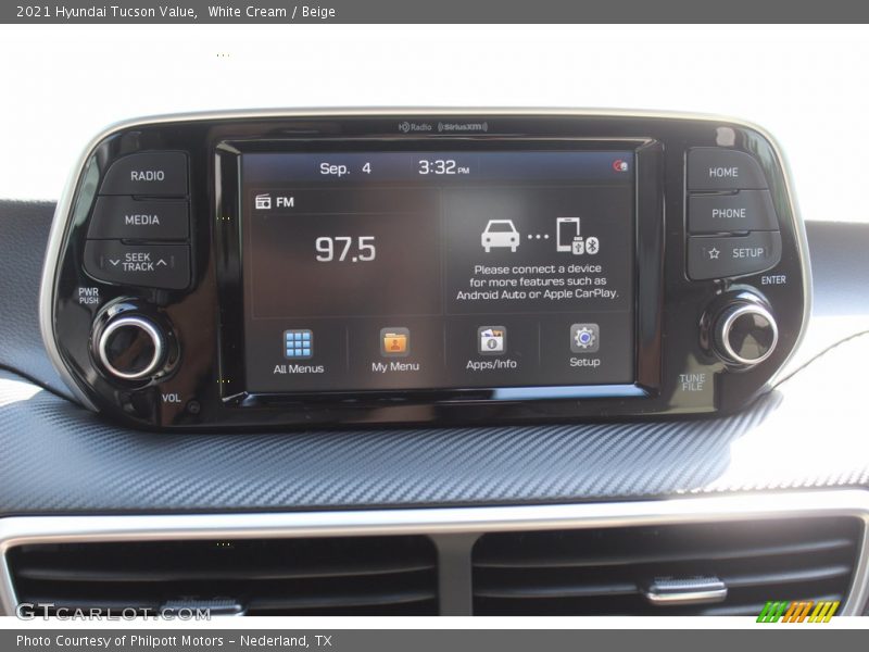 White Cream / Beige 2021 Hyundai Tucson Value