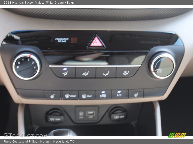 White Cream / Beige 2021 Hyundai Tucson Value