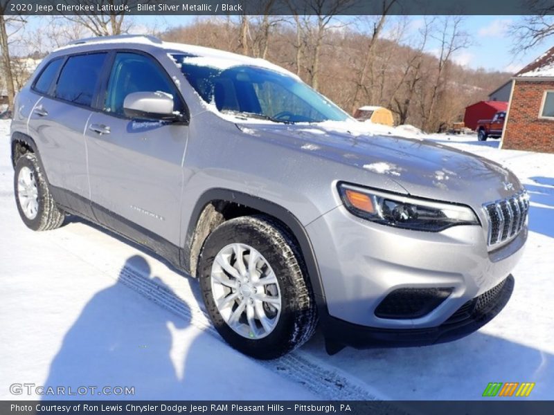 Billet Silver Metallic / Black 2020 Jeep Cherokee Latitude