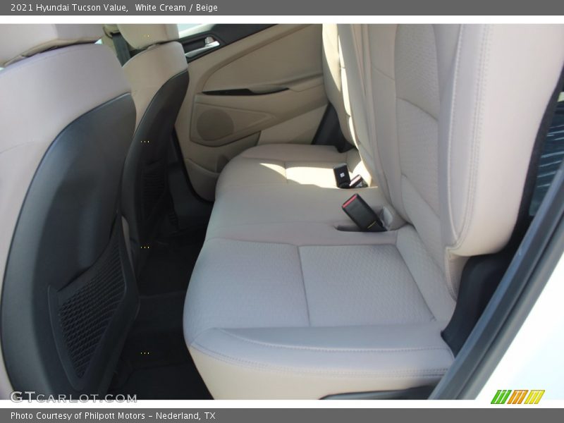 White Cream / Beige 2021 Hyundai Tucson Value