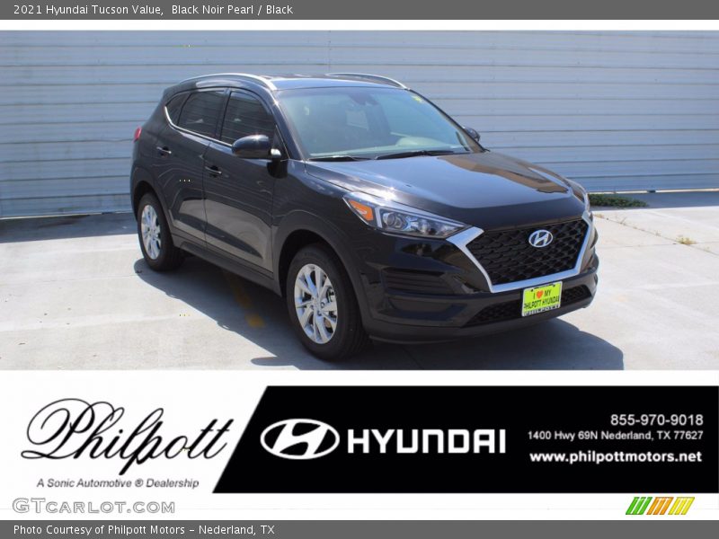 Black Noir Pearl / Black 2021 Hyundai Tucson Value