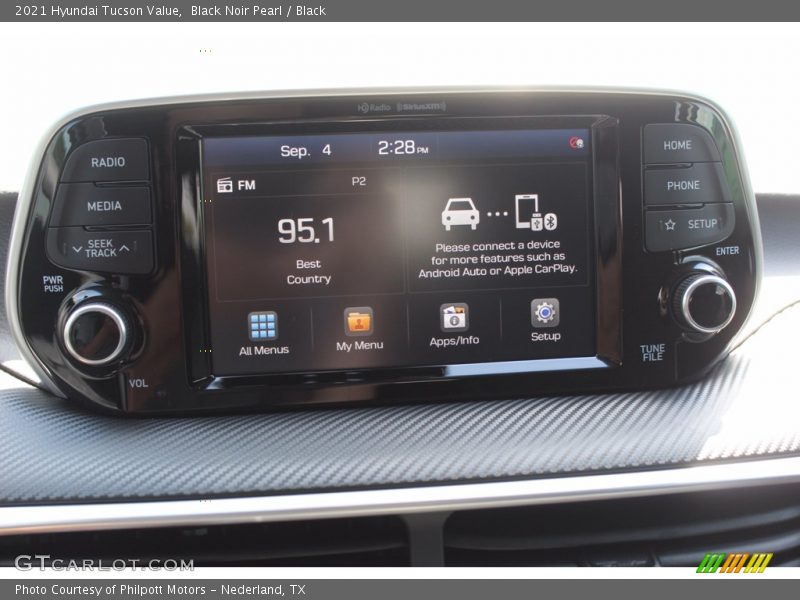 Black Noir Pearl / Black 2021 Hyundai Tucson Value