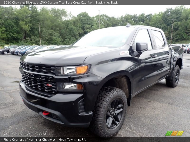 Black / Jet Black 2020 Chevrolet Silverado 1500 Custom Trail Boss Crew Cab 4x4