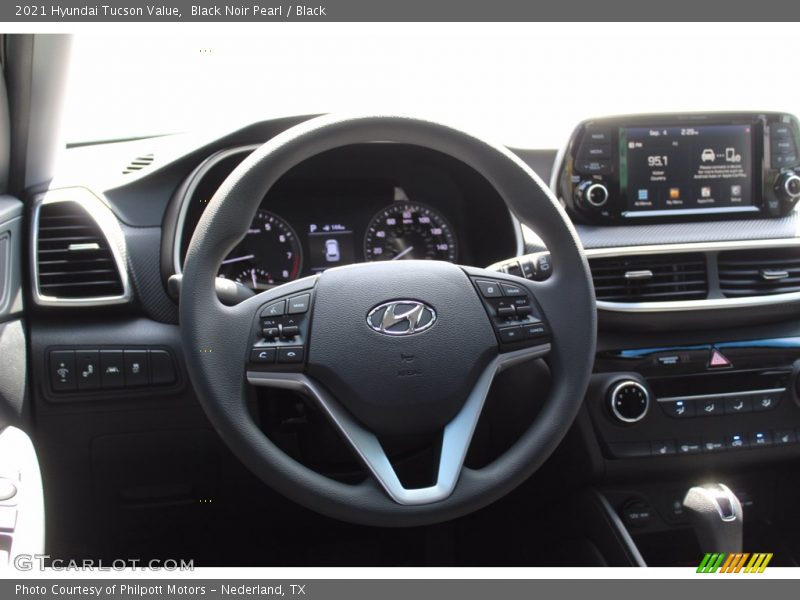 Black Noir Pearl / Black 2021 Hyundai Tucson Value