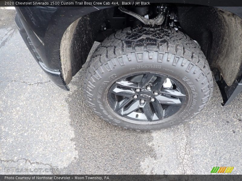 Black / Jet Black 2020 Chevrolet Silverado 1500 Custom Trail Boss Crew Cab 4x4