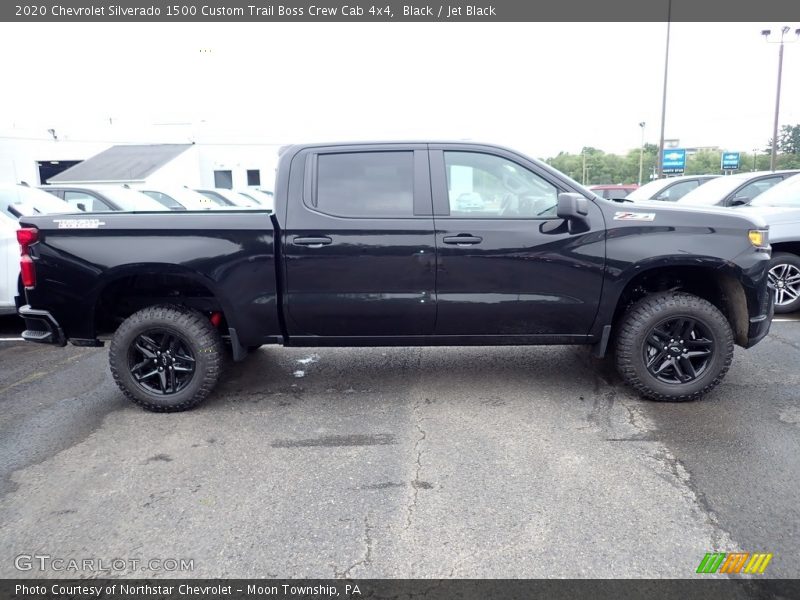 Black / Jet Black 2020 Chevrolet Silverado 1500 Custom Trail Boss Crew Cab 4x4