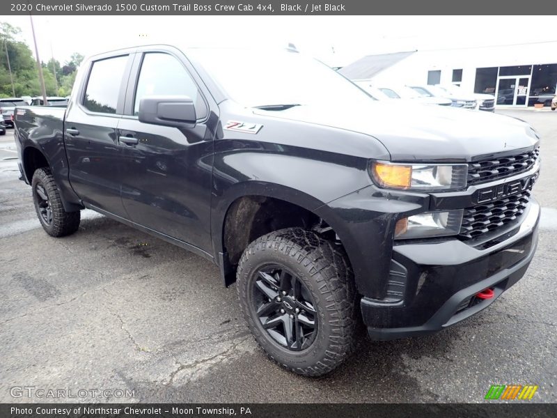 Black / Jet Black 2020 Chevrolet Silverado 1500 Custom Trail Boss Crew Cab 4x4