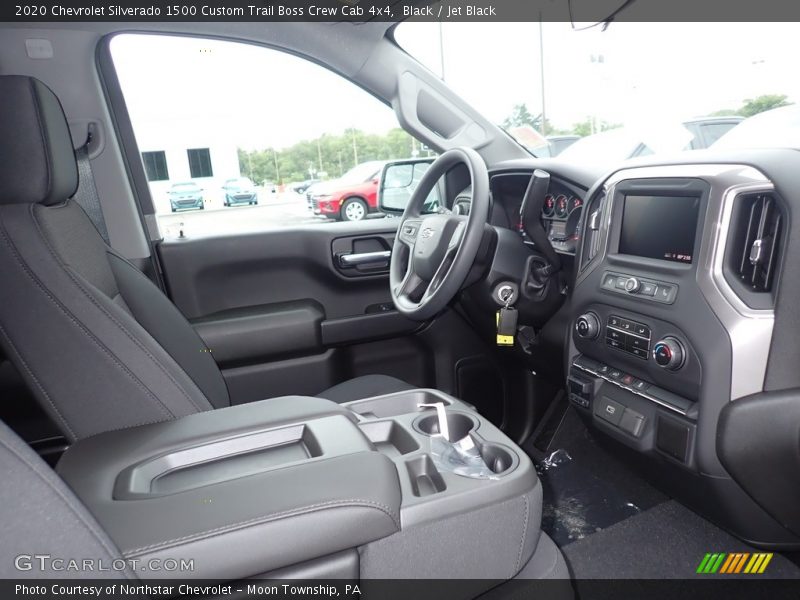 Black / Jet Black 2020 Chevrolet Silverado 1500 Custom Trail Boss Crew Cab 4x4