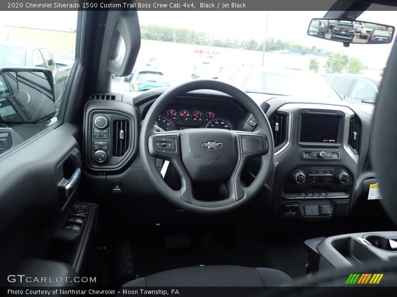 Black / Jet Black 2020 Chevrolet Silverado 1500 Custom Trail Boss Crew Cab 4x4